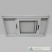 Balcony glazing aluminium 2 tracks 2 sliding panels