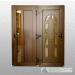 uPVC entrance doors with infill panels and tinted glass