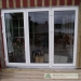 uPVC folding doors with three panels