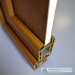 uPVC front doors golden oak profile