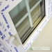 Operable uPVC windows with triple glazing and window grids