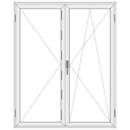 Aluminium French<br/> Patio Doors