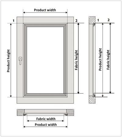 How to measure roller blinds